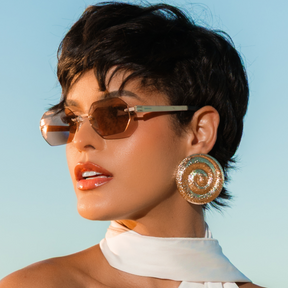 Безоправные солнцезащитные очки GRESSO Singapore, изготовленные из титана, с поляризационными линзами Zeiss 