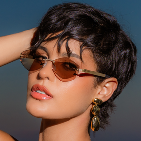 Безоправные солнцезащитные очки GRESSO Tahiti, изготовленные из титана, с поляризационными линзами Zeiss 