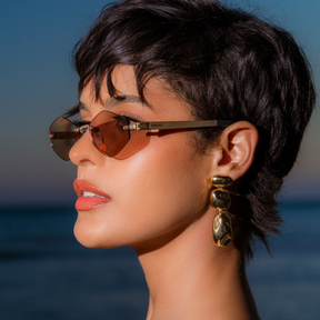 Безоправные солнцезащитные очки GRESSO Tahiti, изготовленные из титана, с поляризационными линзами Zeiss 